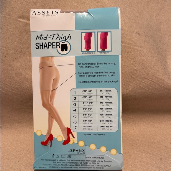 ASSETS by Sara Blakely Mid-Thigh Shaper in Tan XL - Picture 2 of 7